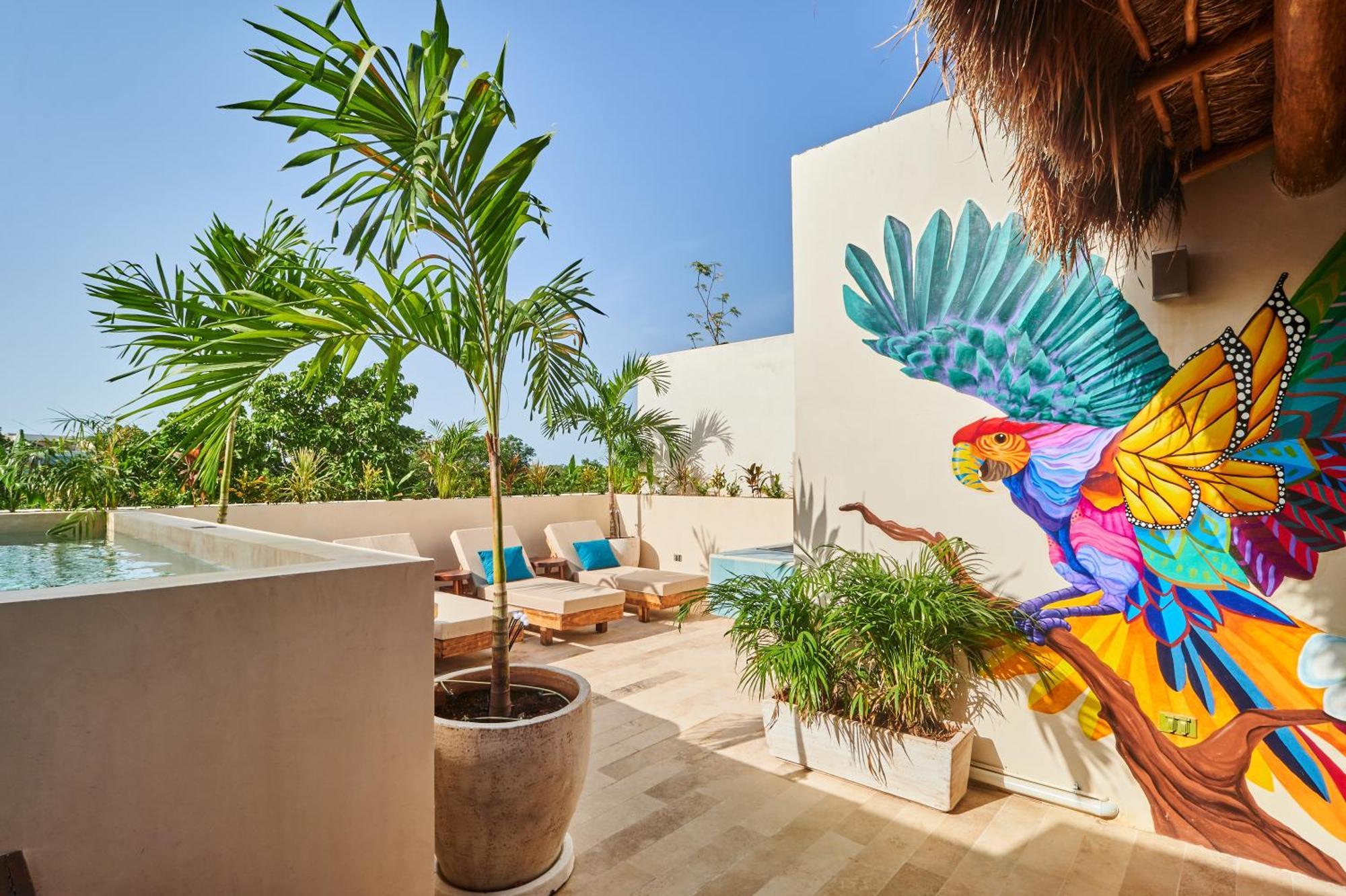 Spacious & Comfy Penthouse Oasis With Plunge Pool Тулум Экстерьер фото